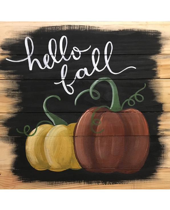 Wooden Pallet Sign – Hello Fall